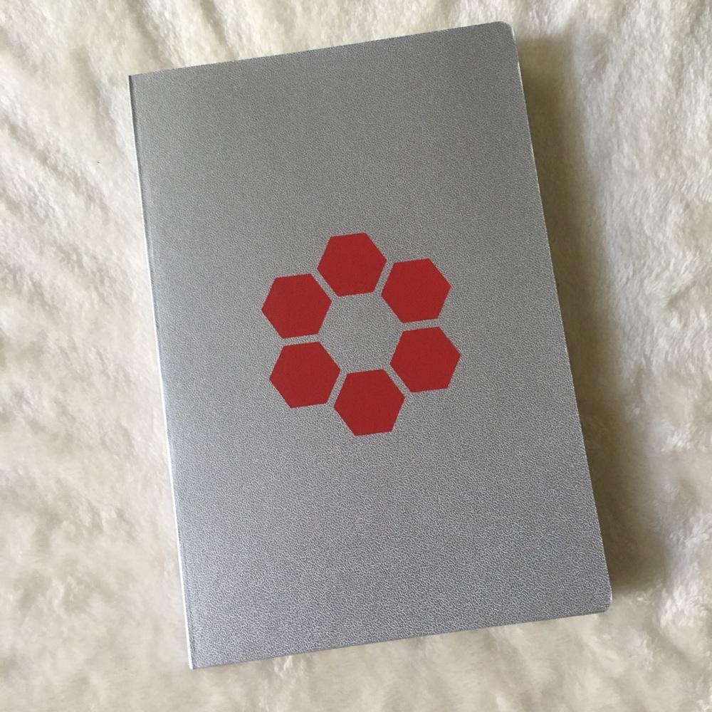 3/$20 or 🎁 FREE GIFT Journal Books silver red